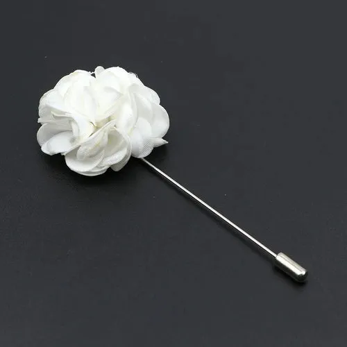 Men's Handmade Brooches Floral Brooch Pin Suit Shirt Corsage Collar