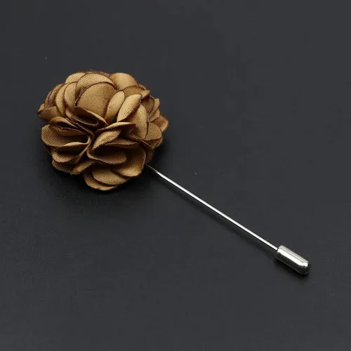 Men's Handmade Brooches Floral Brooch Pin Suit Shirt Corsage Collar