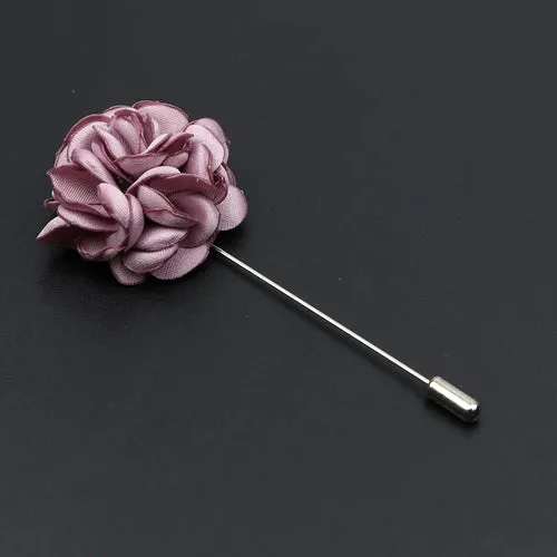 Men's Handmade Brooches Floral Brooch Pin Suit Shirt Corsage Collar