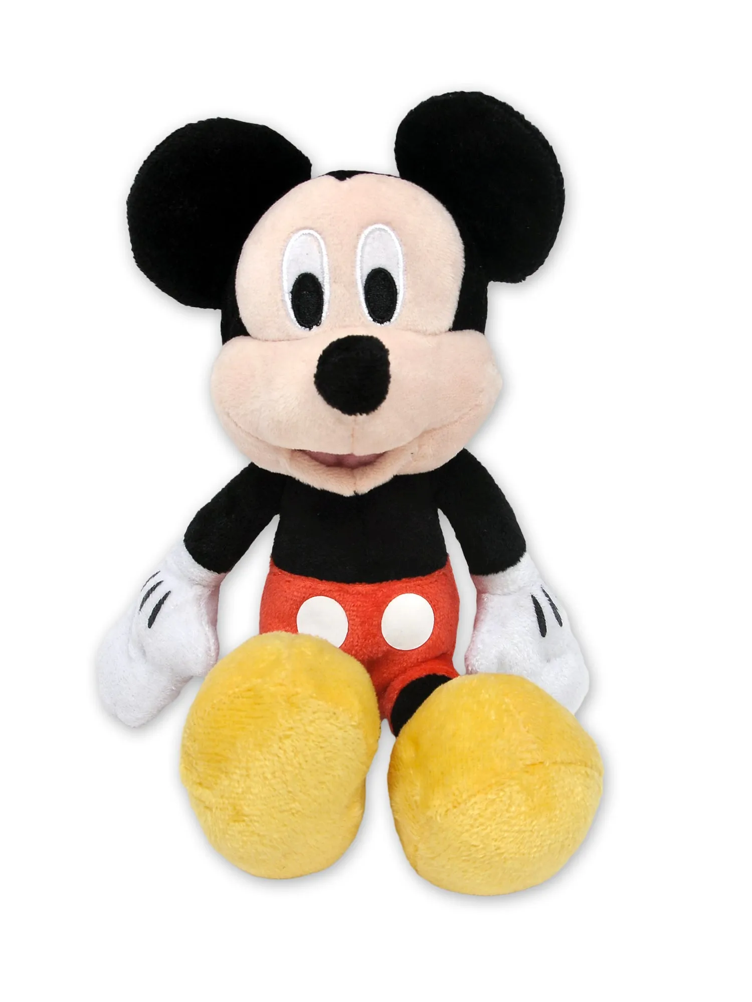 Mickey & Minnie Mouse Plush Stuffed Dolls 11" w/ Sling Bag 3-Piece Set Disney