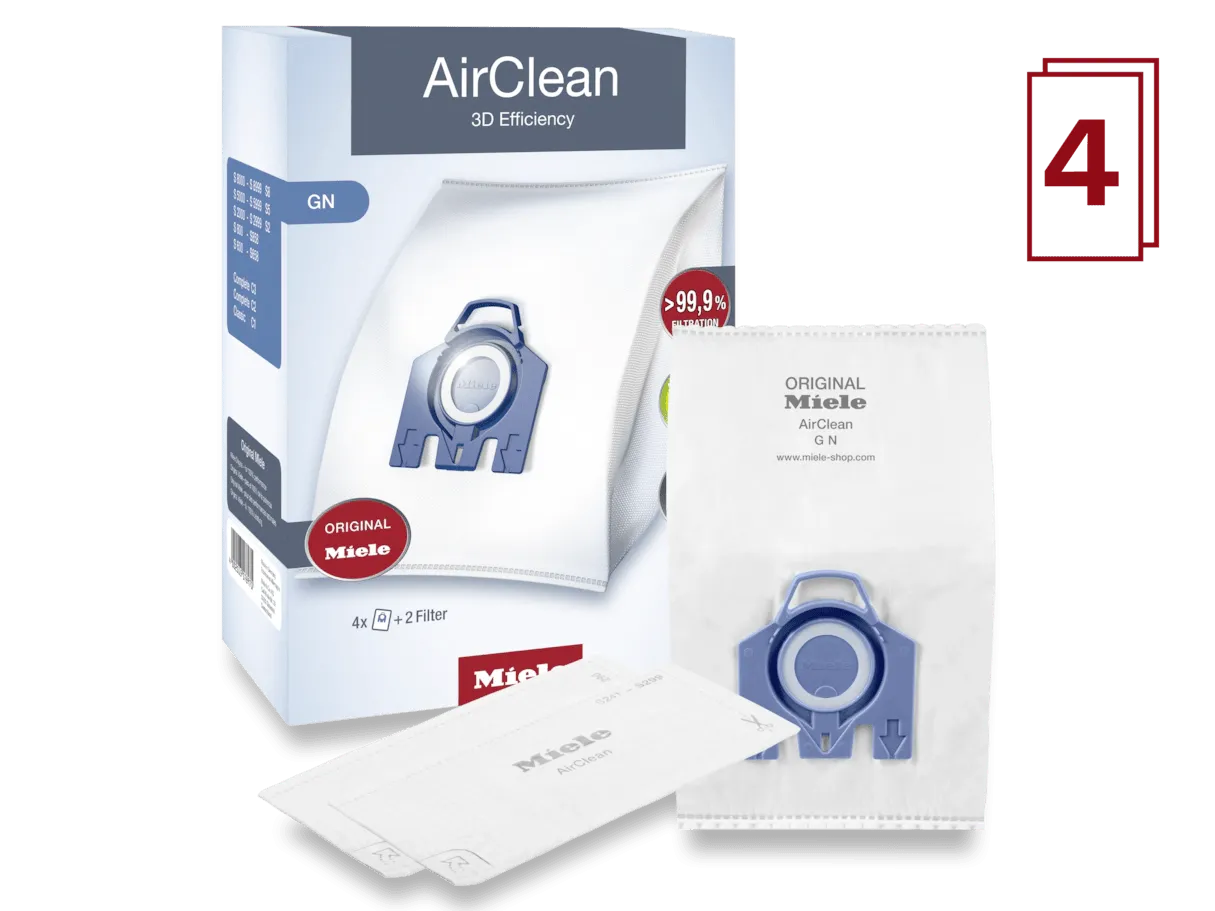 Miele GN Dustbags AirClean 3D Vacuum Bags and Filter
