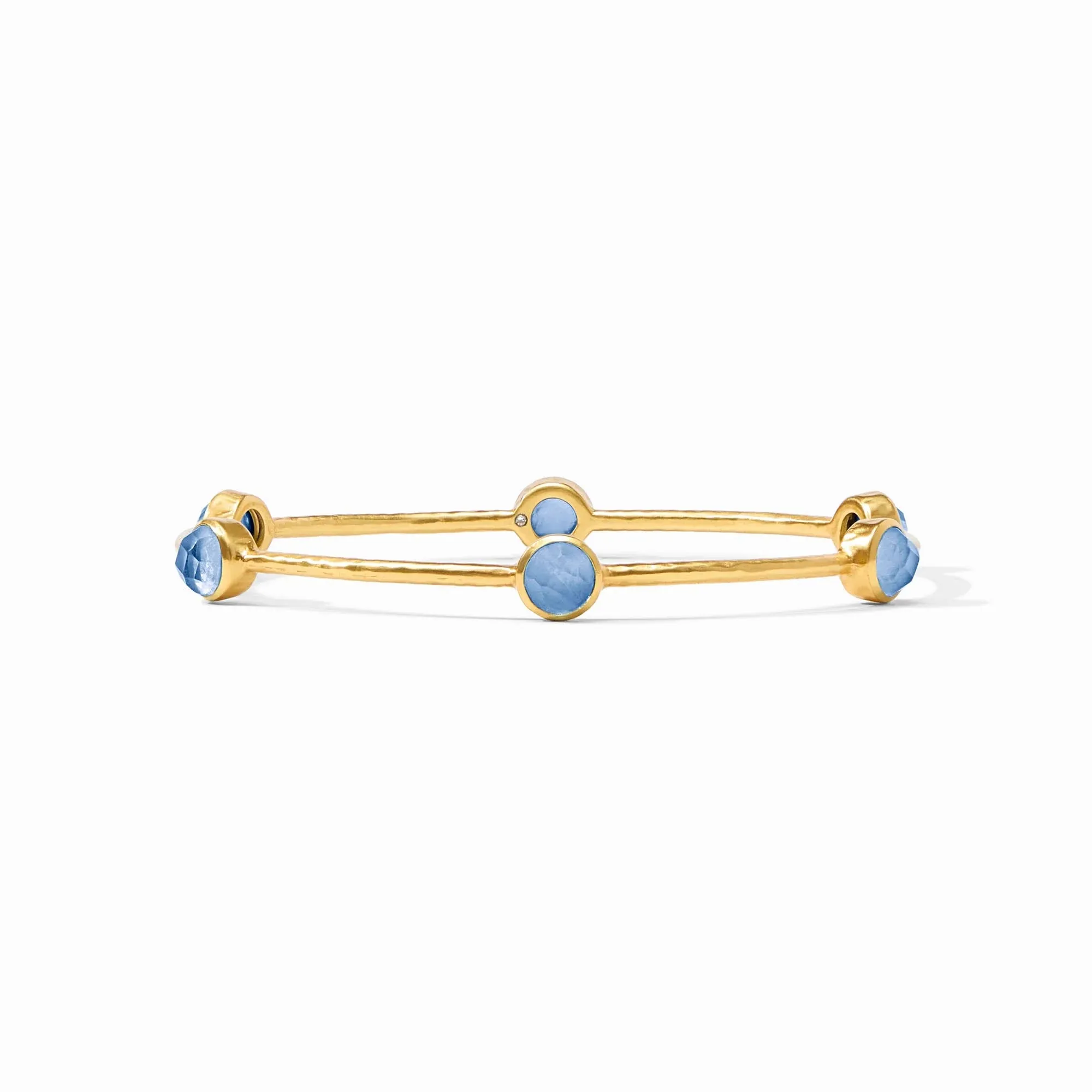 Milano Bangle- Chalcedony Blue