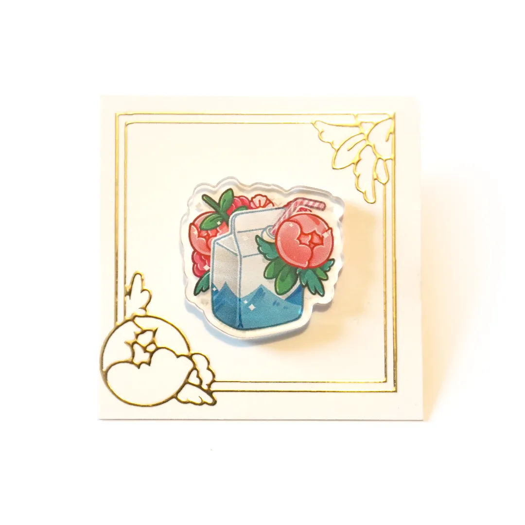 Milk | Acrylic Pin