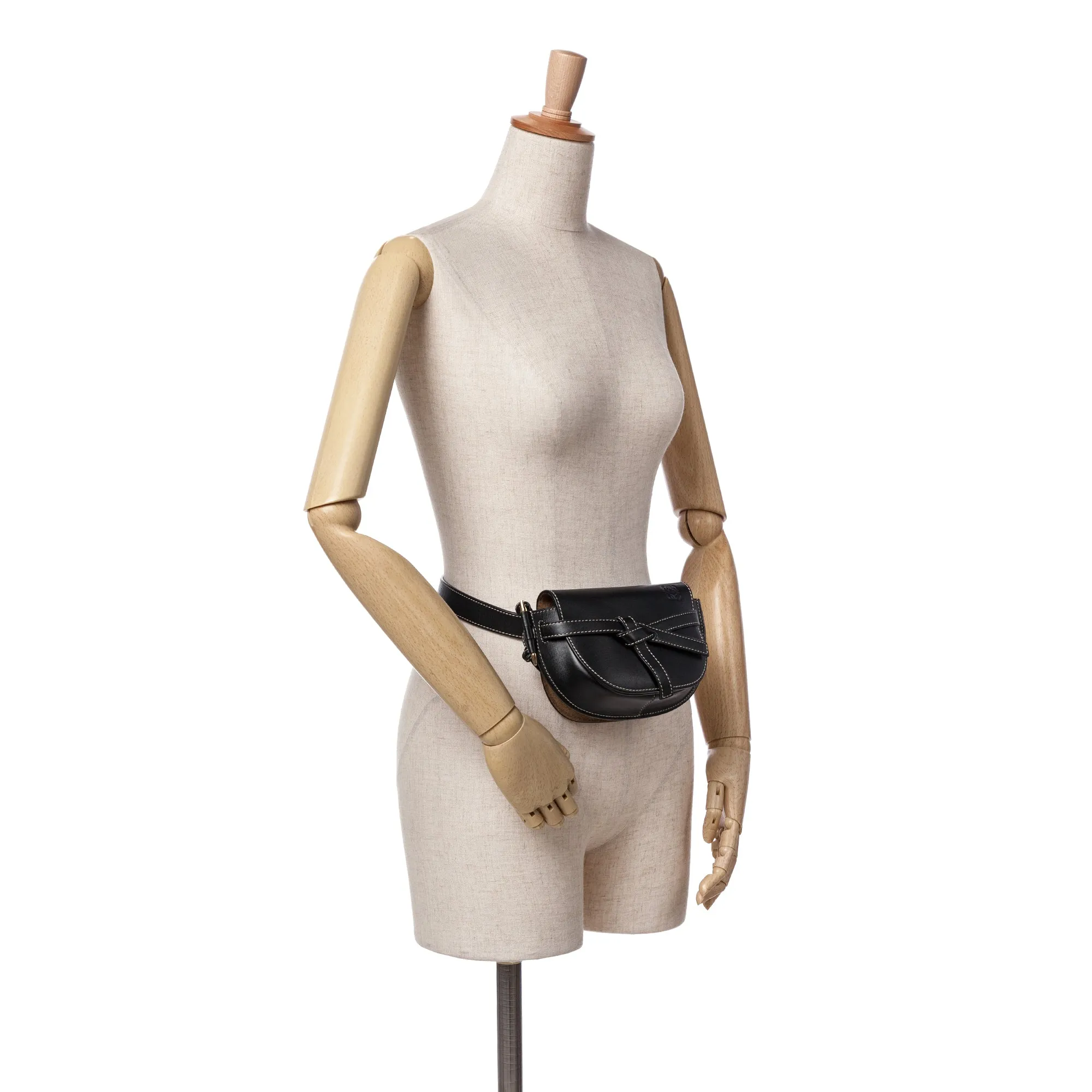 Mini Leather Gate Belt Bag