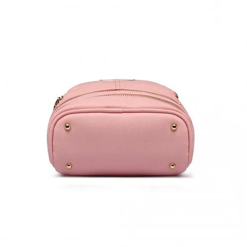 Miss Lulu Leather Look Small Fashion Backpack