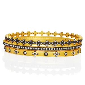Mixed Classic Set of 3 Stackable Bangles