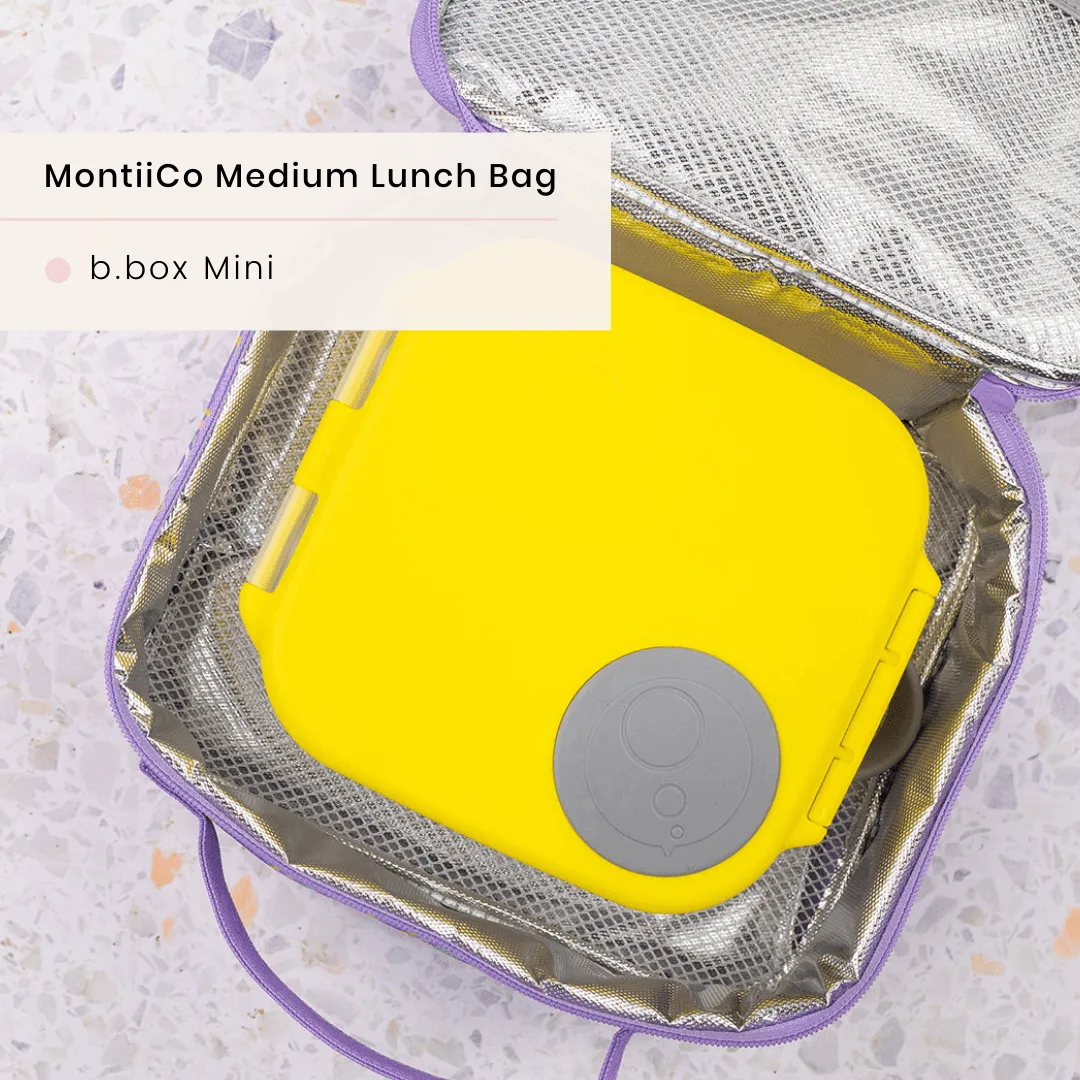 MONTII.CO Insulated Lunch Bag - Rainbows