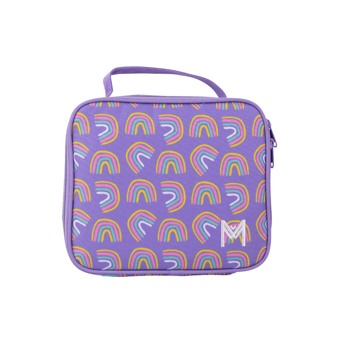 MONTII.CO Insulated Lunch Bag - Rainbows