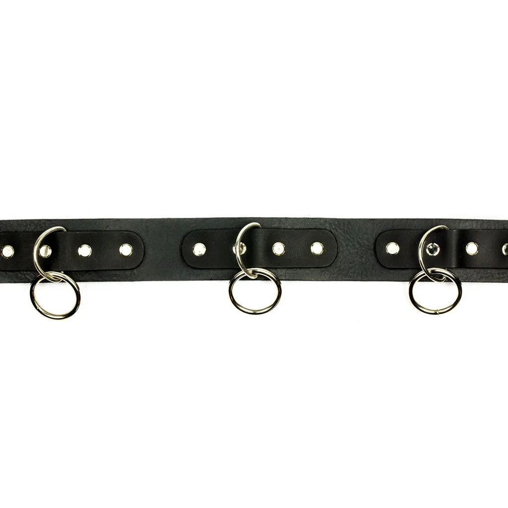 MRB-5 1 1/2" Bondage Belt w/Rings