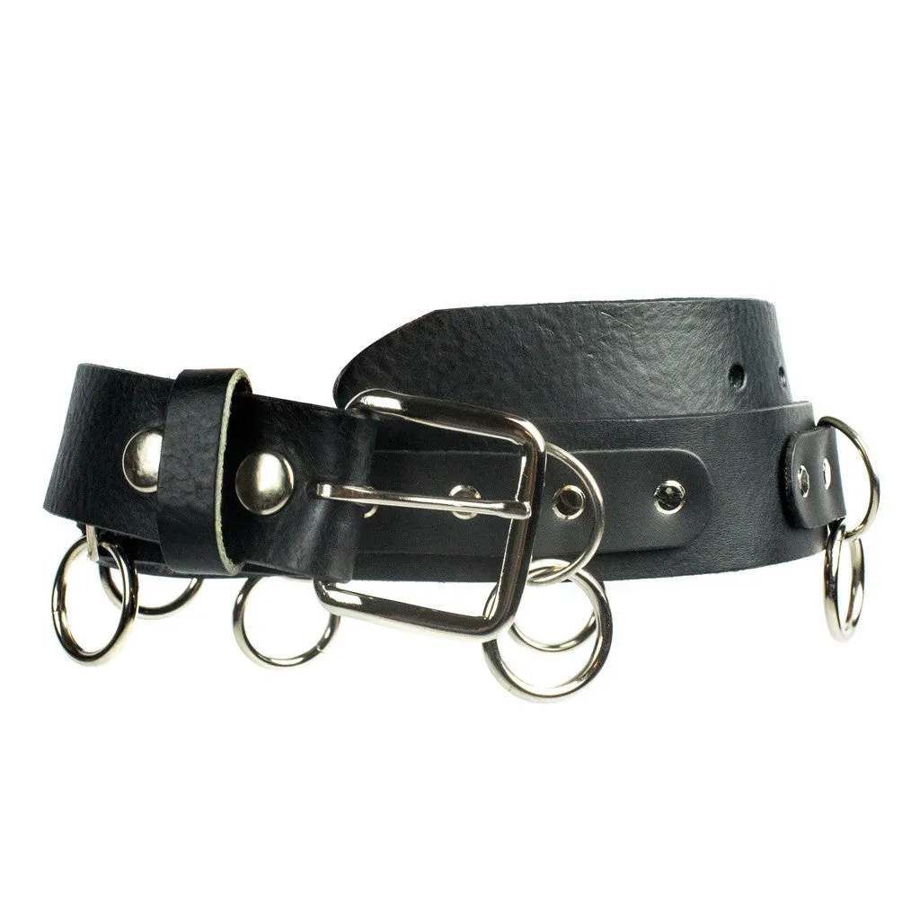 MRB-5 1 1/2" Bondage Belt w/Rings
