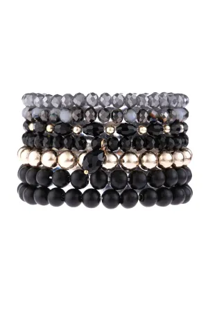 MULTI LINE BEADED BRACELET