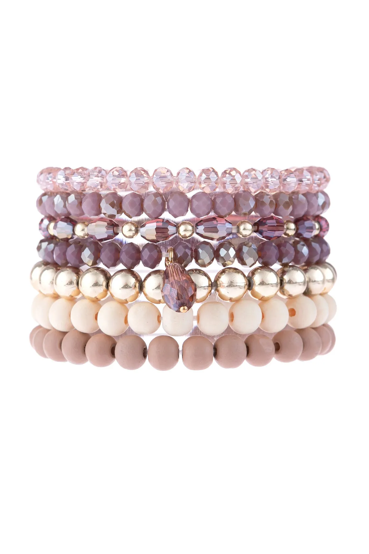 MULTI LINE BEADED BRACELET
