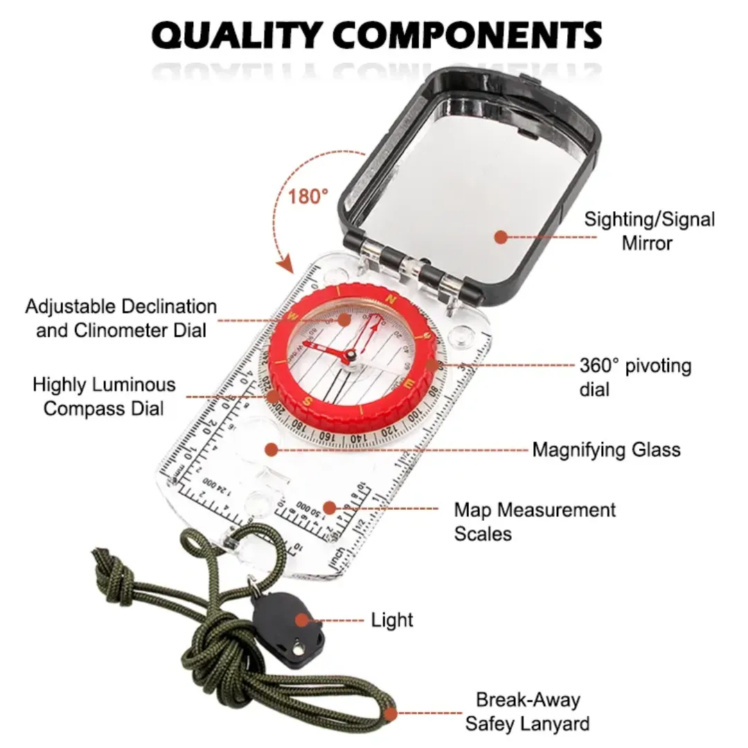 Multifunction Compass – Navigate with Confidence in Any Terrain