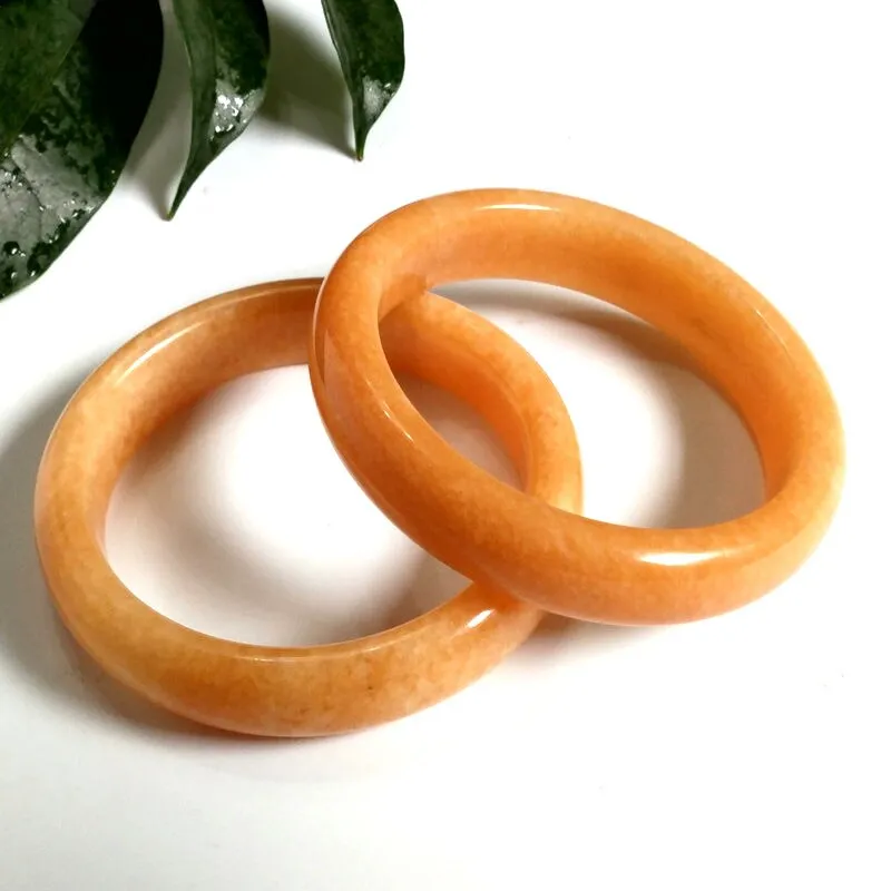 Natural Yellow Chinese Jade Bracelet Bangle
