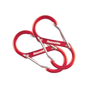 Naturehike - S Type Aluminum Alloy Hook 2PCs (Medium) - Red