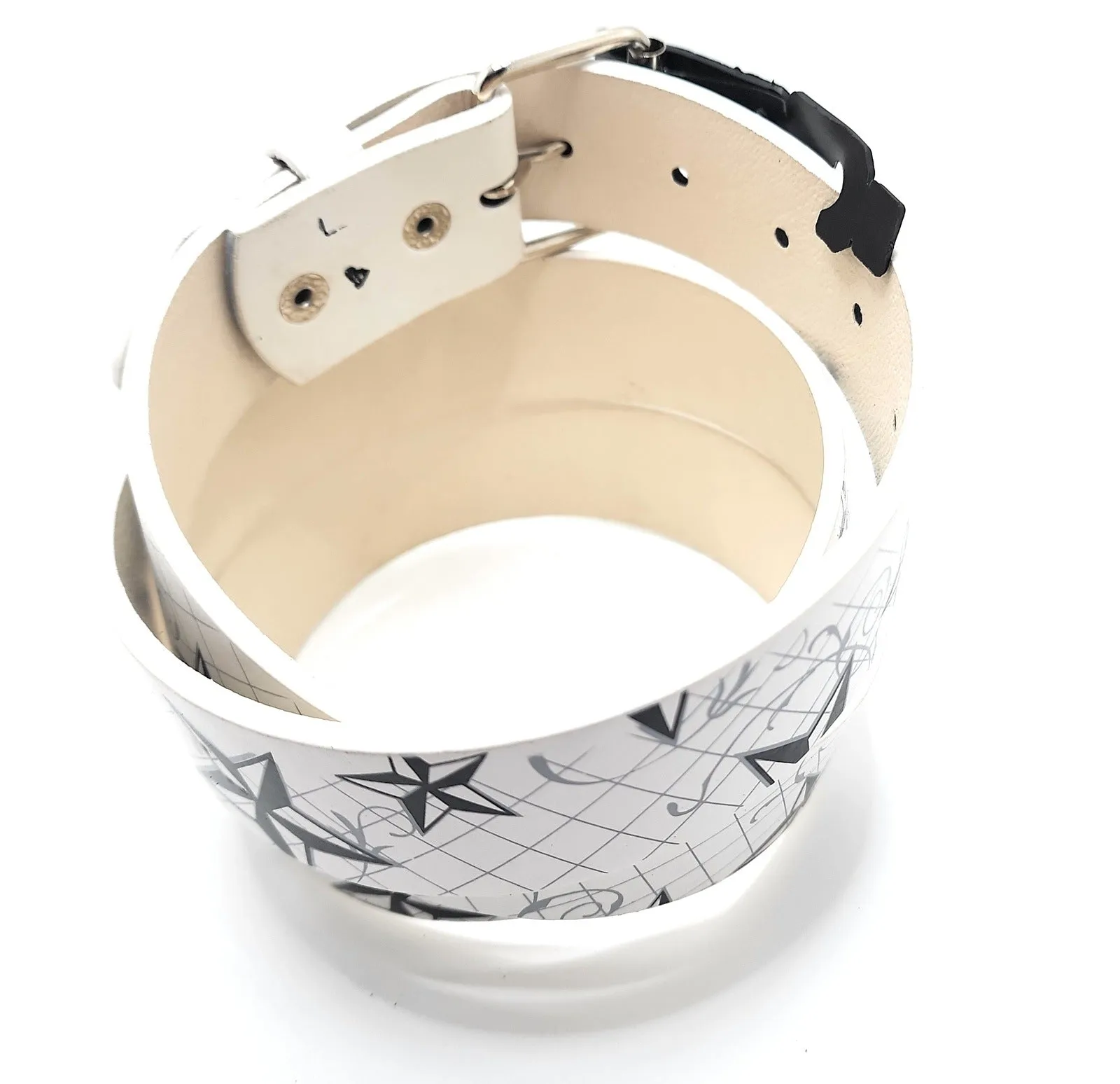 Nautical Stars White Belt