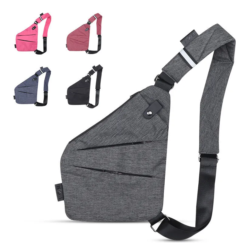 New Mens Digital Storage Gun Bag Diagonal Outdoor Sports Waist Bag