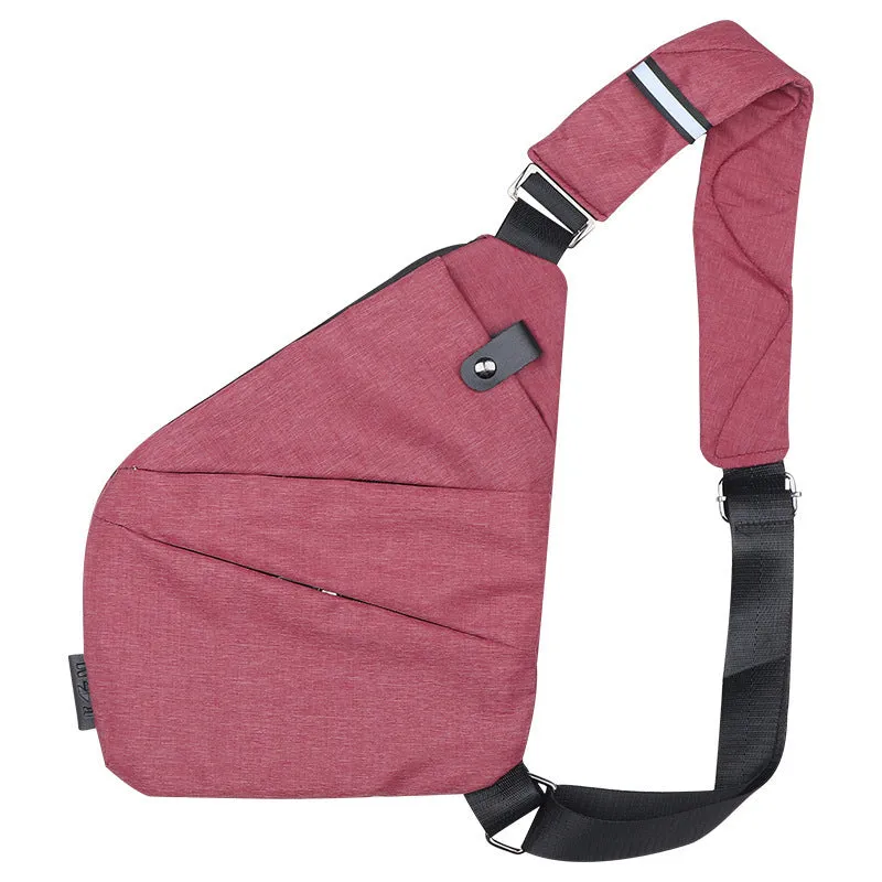 New Mens Digital Storage Gun Bag Diagonal Outdoor Sports Waist Bag