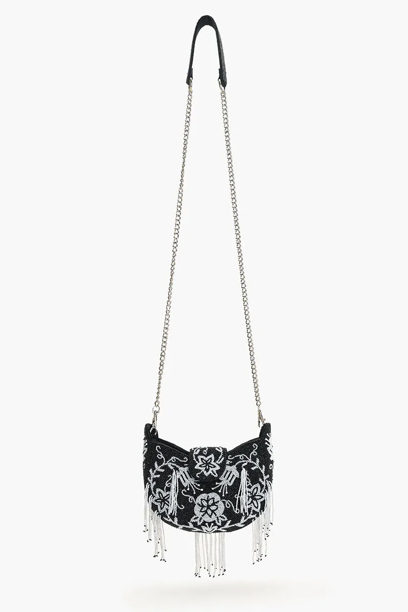 Nightfall Beaded Handheld Bag