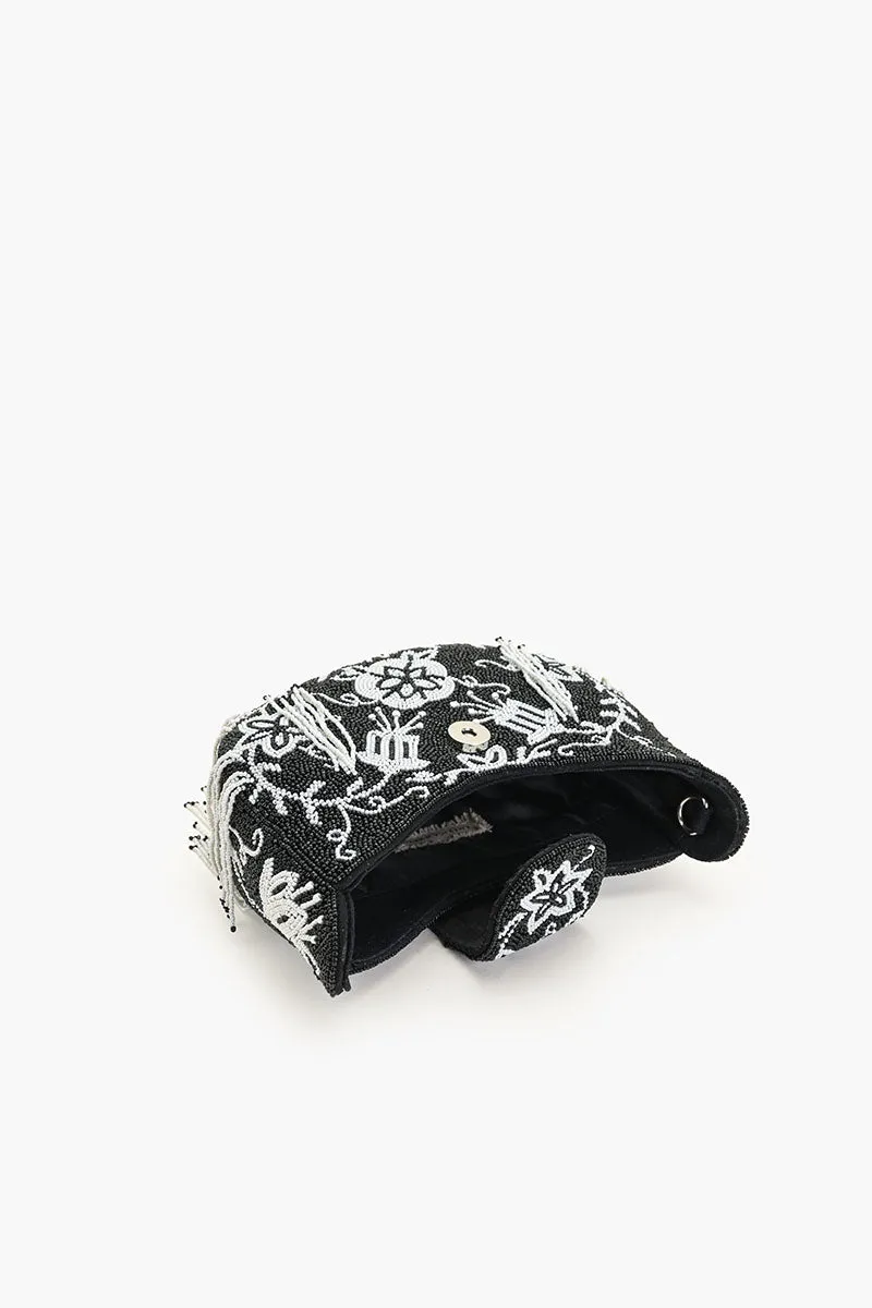 Nightfall Beaded Handheld Bag