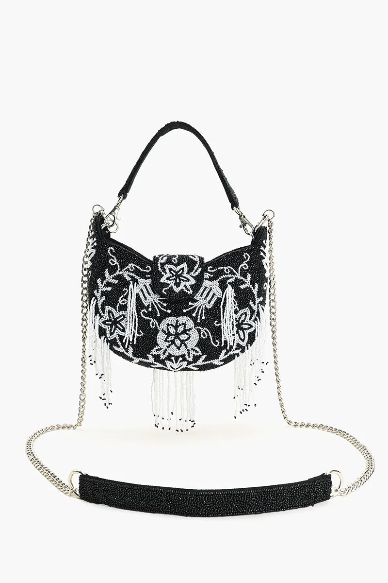 Nightfall Beaded Handheld Bag
