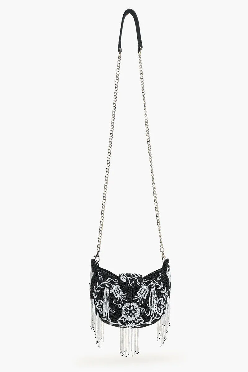 Nightfall Beaded Handheld Bag