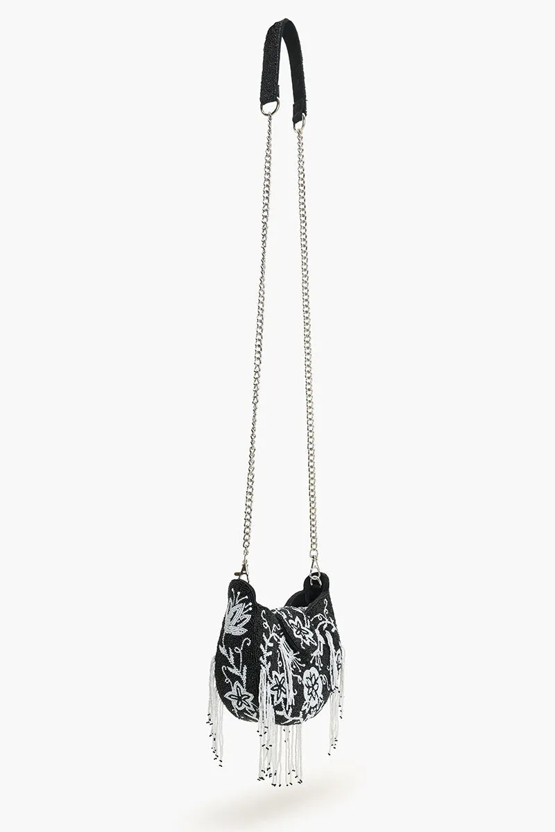 Nightfall Beaded Handheld Bag