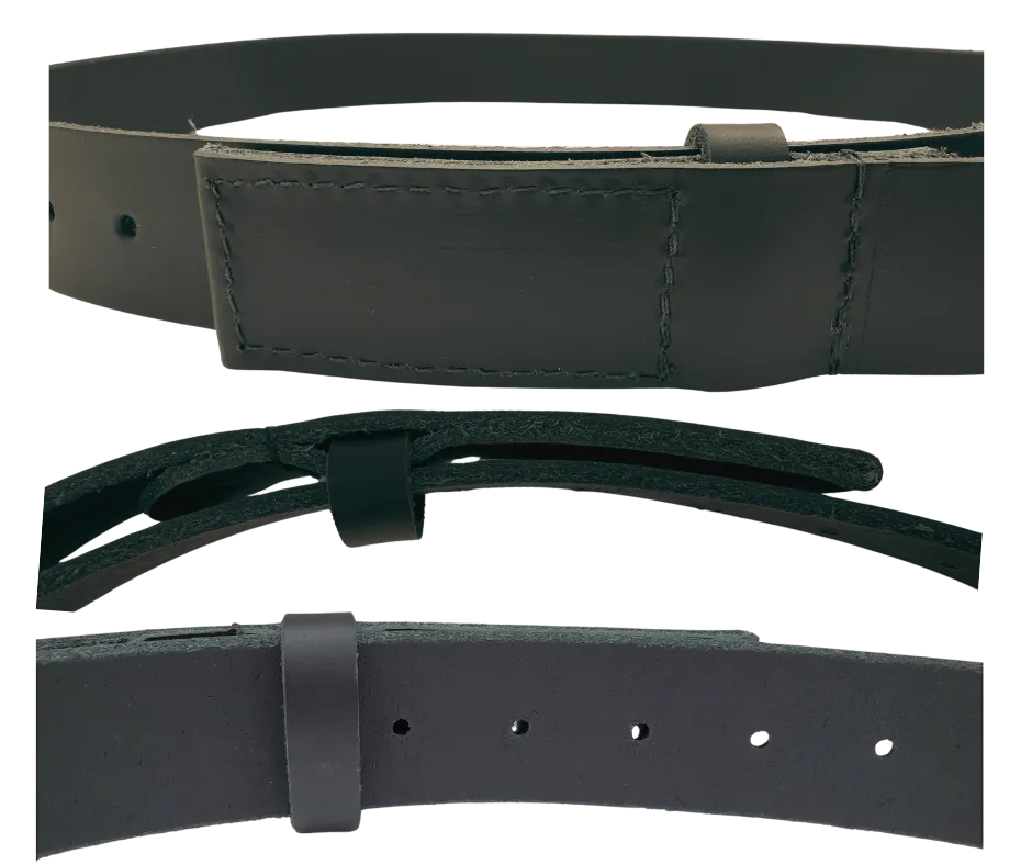 No Buckle! No Scratch! Leather Belt