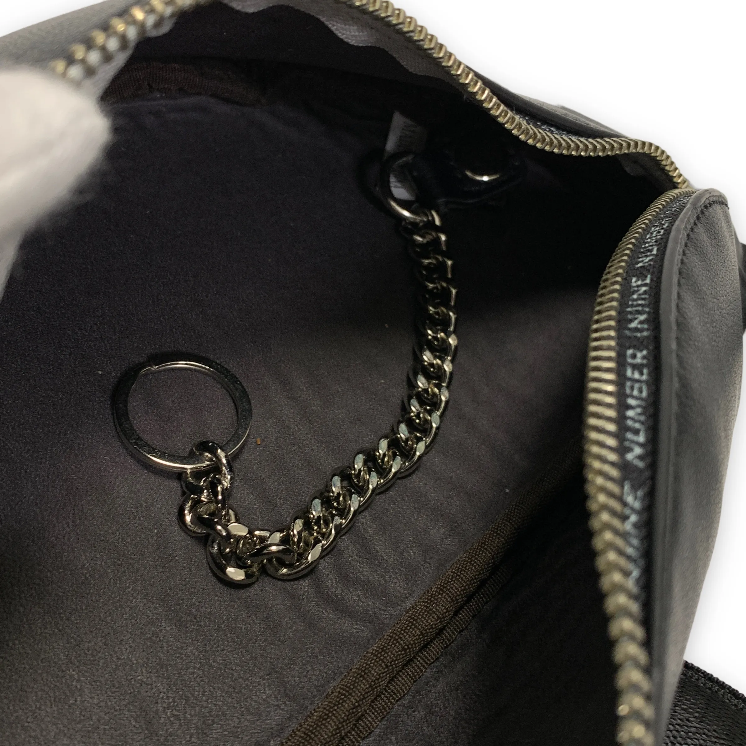 Number Nine Waist / Shoulder Cross Body Bag / Removable Keychain