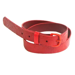 O107P  1" Belt- Red