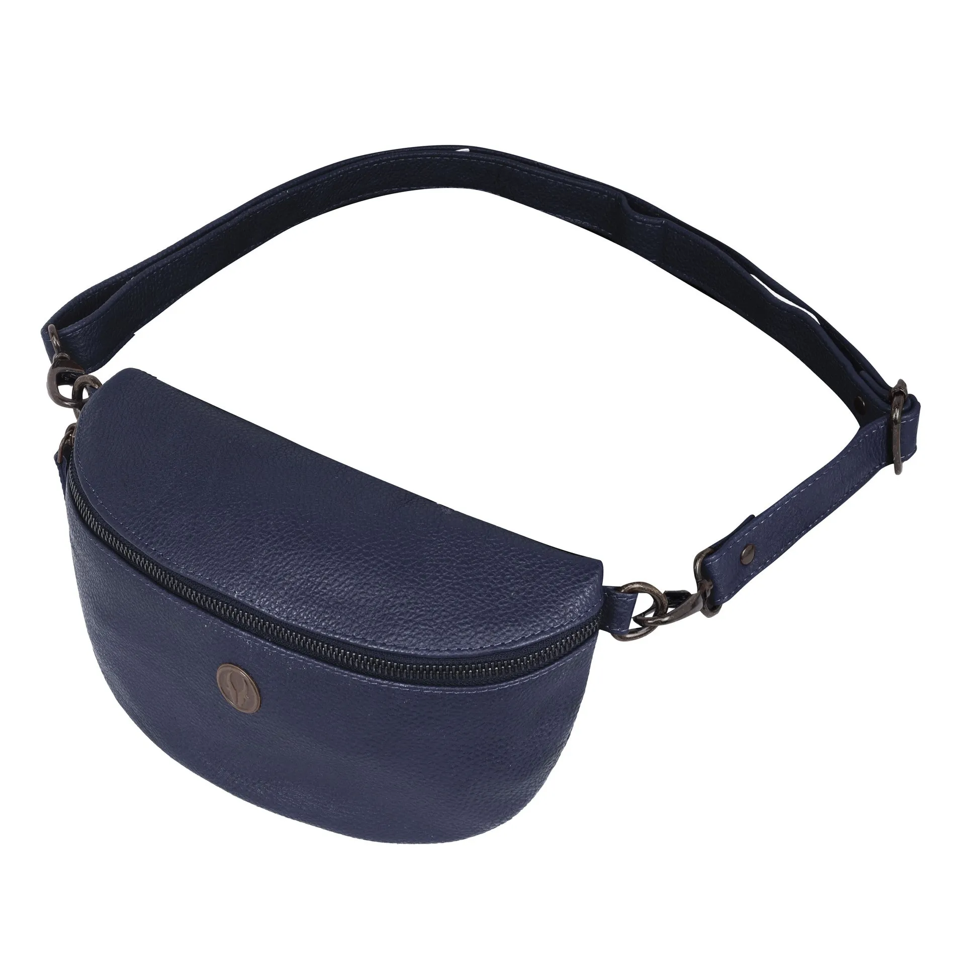 OASIS Fanny Pack Waist Bag Multifunction Genuine Leather Bag Travel Pouch for Men and Women