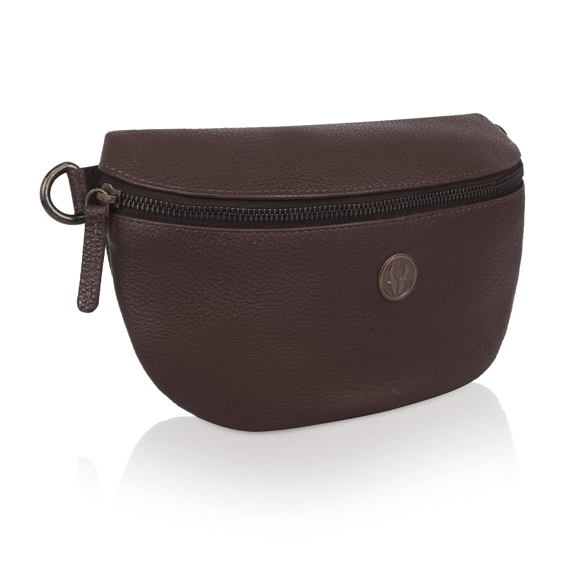 OASIS Fanny Pack Waist Bag Multifunction Genuine Leather Bag Travel Pouch for Men and Women