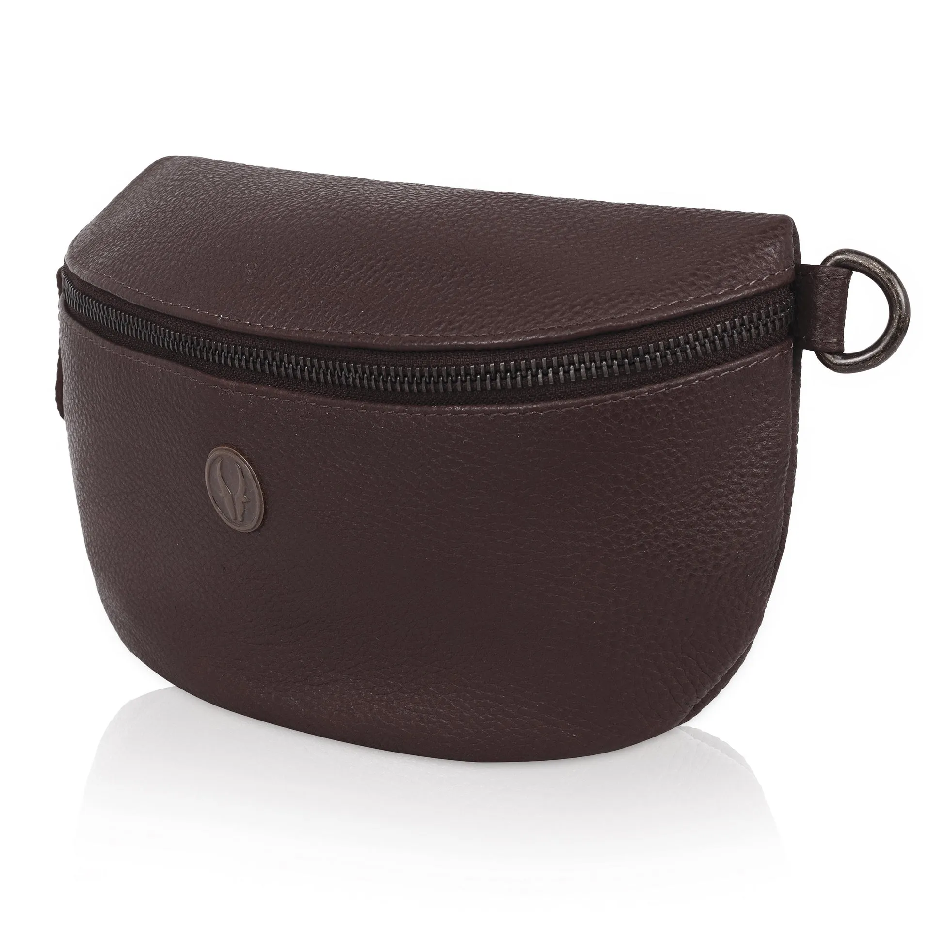 OASIS Fanny Pack Waist Bag Multifunction Genuine Leather Bag Travel Pouch for Men and Women