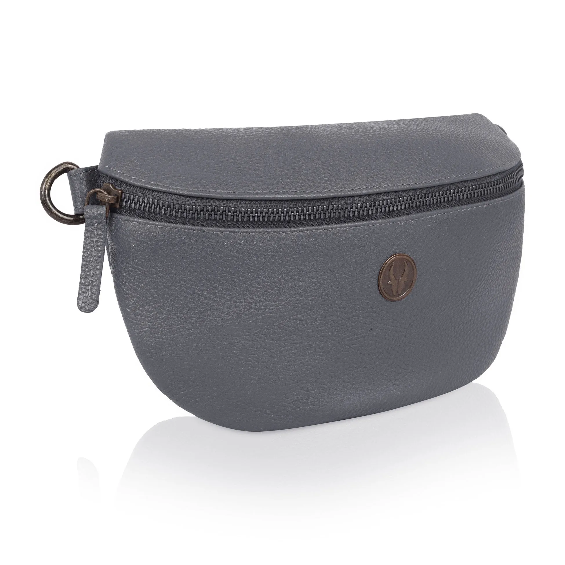 OASIS Fanny Pack Waist Bag Multifunction Genuine Leather Bag Travel Pouch for Men and Women