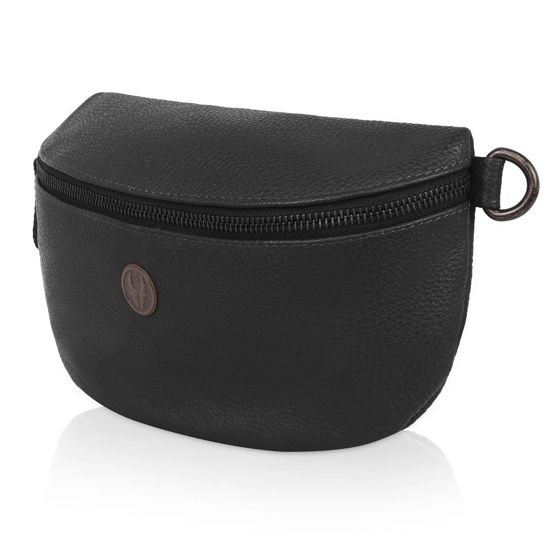 OASIS Fanny Pack Waist Bag Multifunction Genuine Leather Bag Travel Pouch for Men and Women