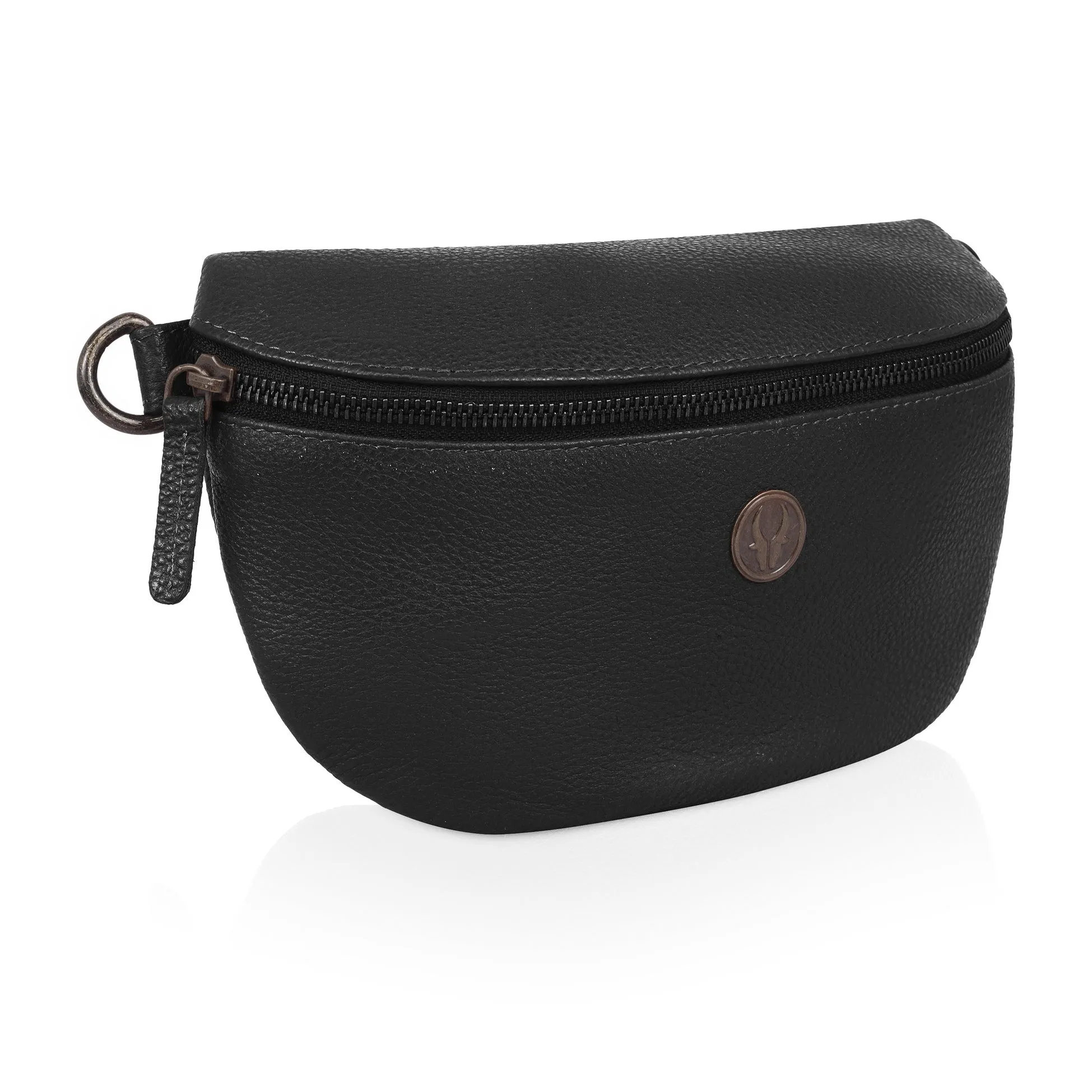 OASIS Fanny Pack Waist Bag Multifunction Genuine Leather Bag Travel Pouch for Men and Women