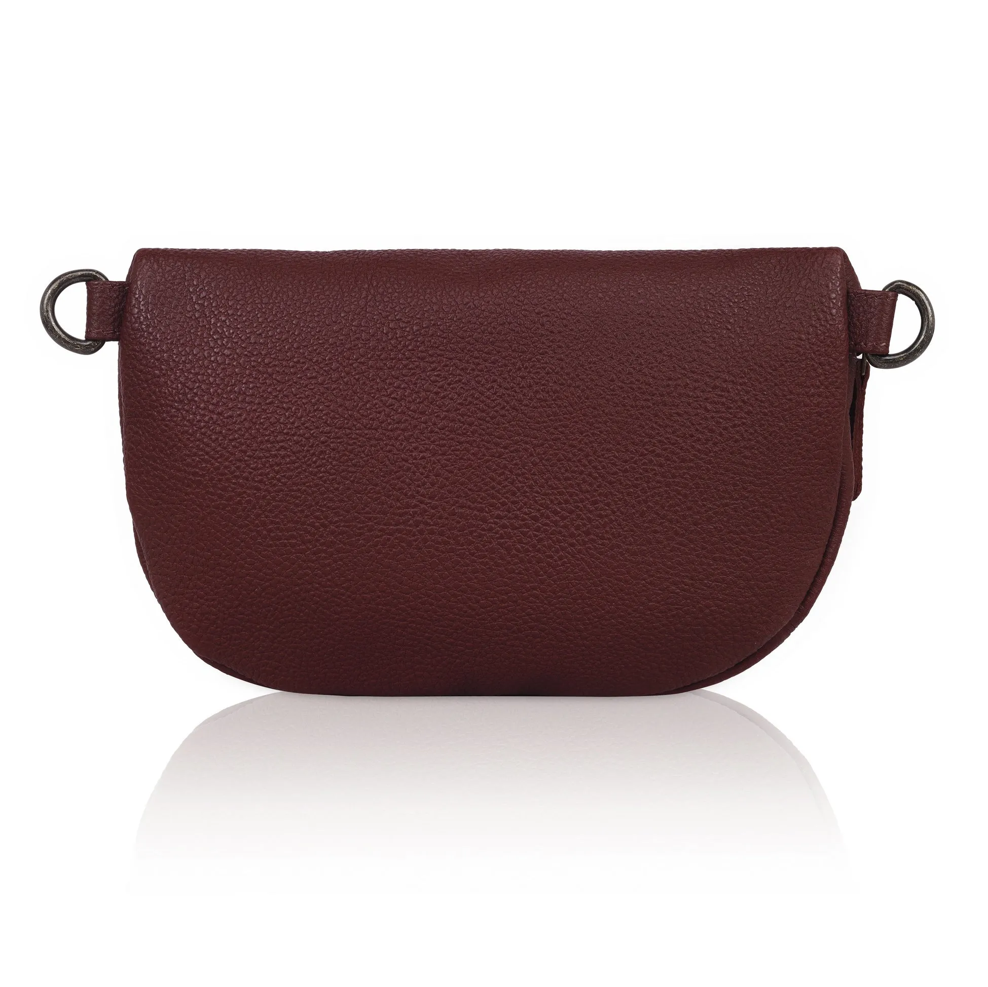 OASIS Fanny Pack Waist Bag Multifunction Genuine Leather Bag Travel Pouch for Men and Women