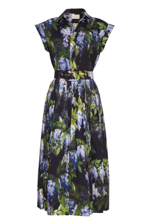 Octavia Dress | Wisteria Black