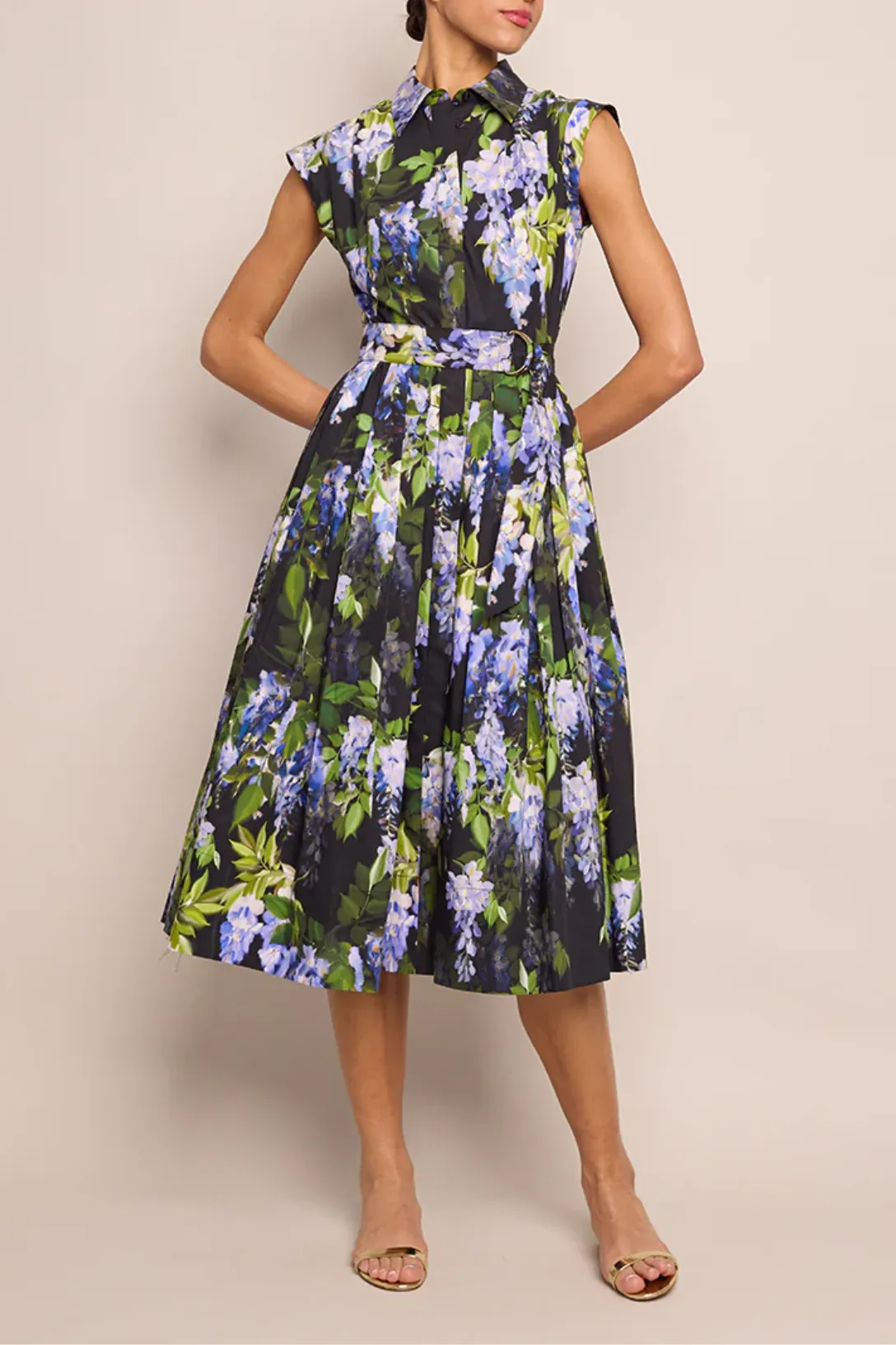 Octavia Dress | Wisteria Black