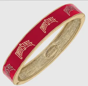Ohio State Resin Bracelet