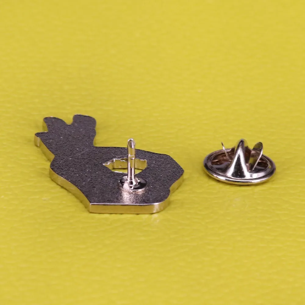 OK Hand Pin Badge