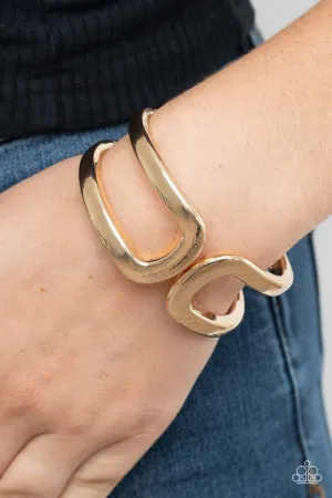 Paparazzi Industrial Empress - Gold Bracelets