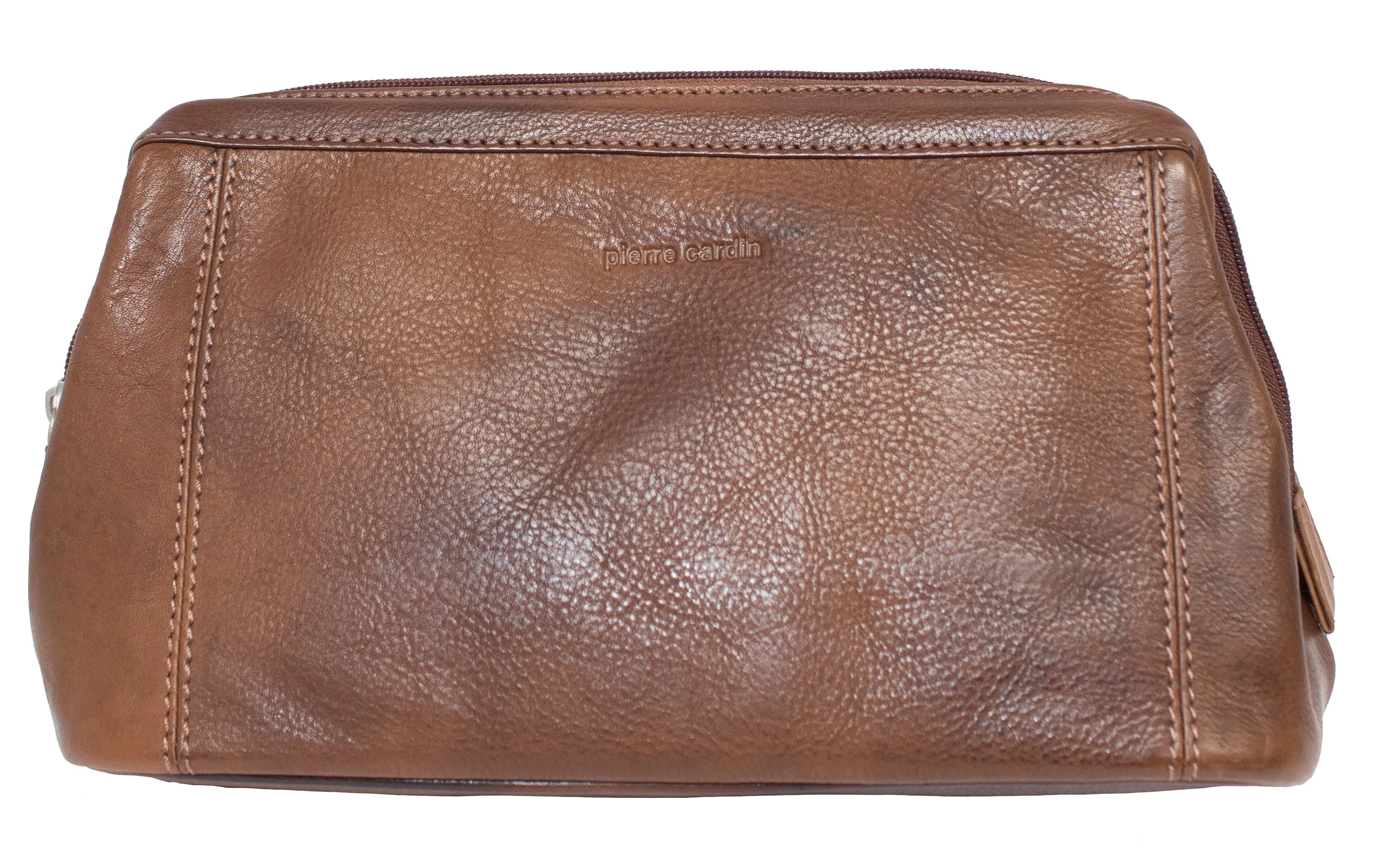 Pierre Cardin Leather Toiletry Bag