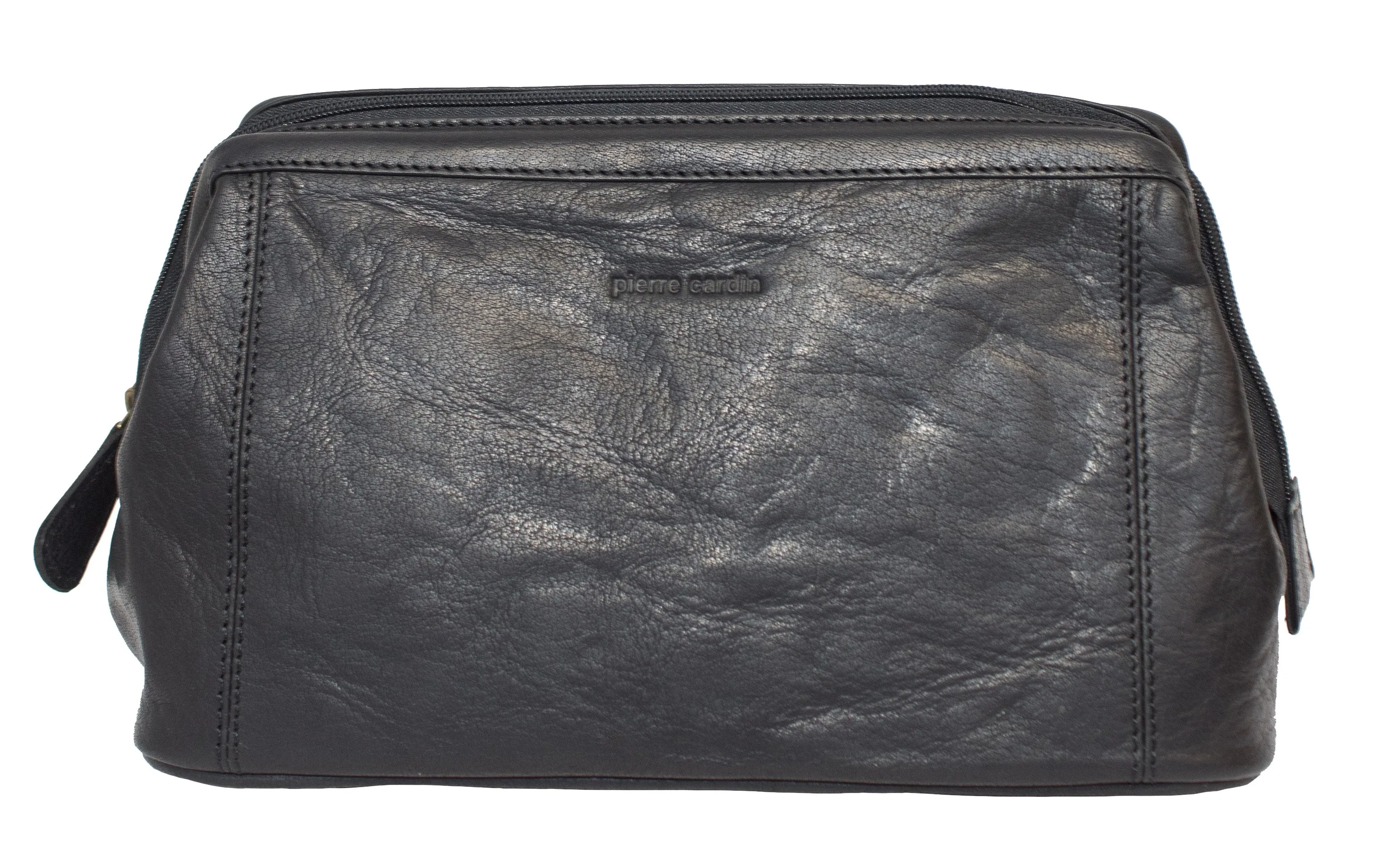 Pierre Cardin Leather Toiletry Bag