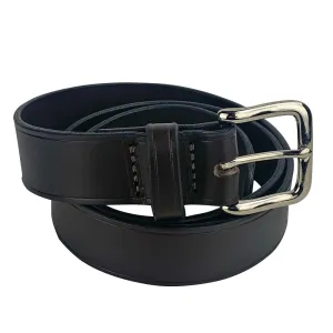 Porter Leather Belt with Leather Belt Loop Brown