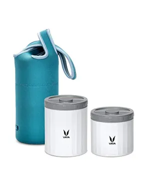 Preserve 300ml   500ml White with GoBag Blue