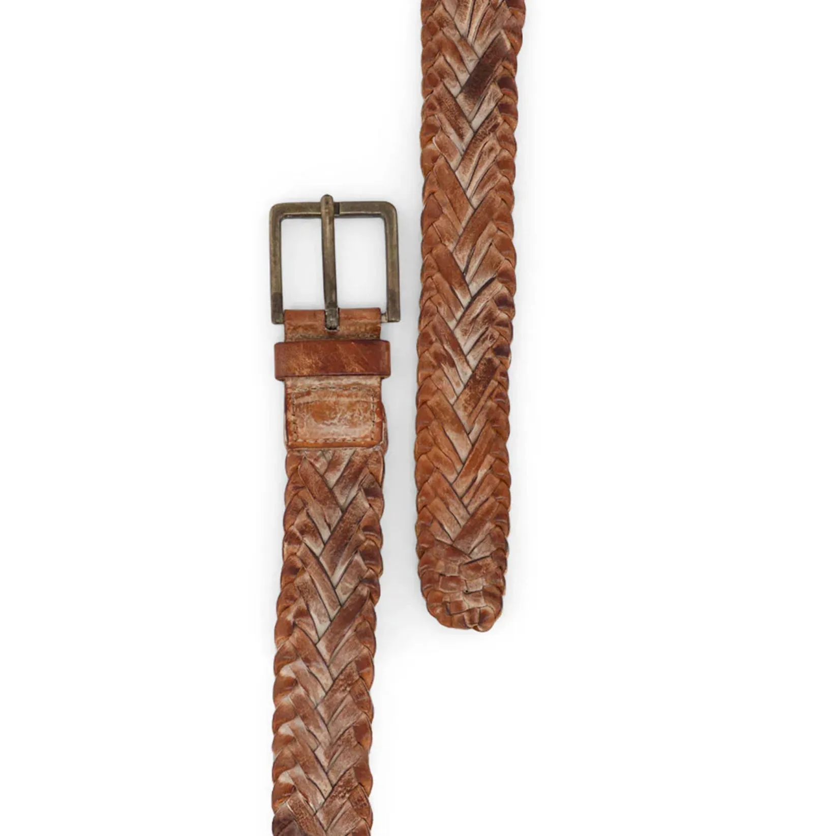 Proem Belt-Tan Rustic White