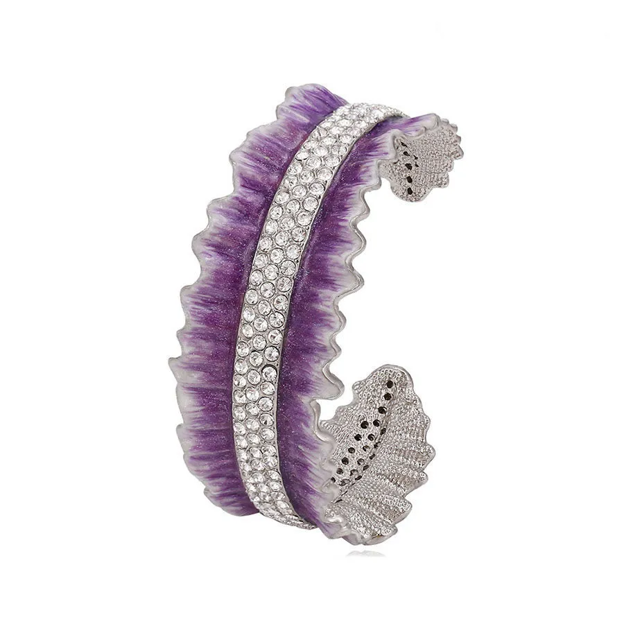 Purple Rhinestone Diamond Bracelet