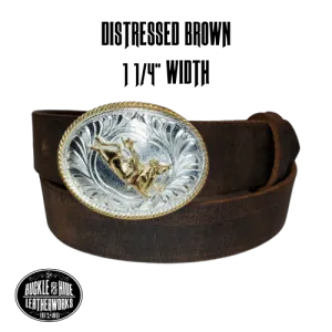 "Lil' Bullrider" Leather KIDS/CHILDRENS Belt Combo