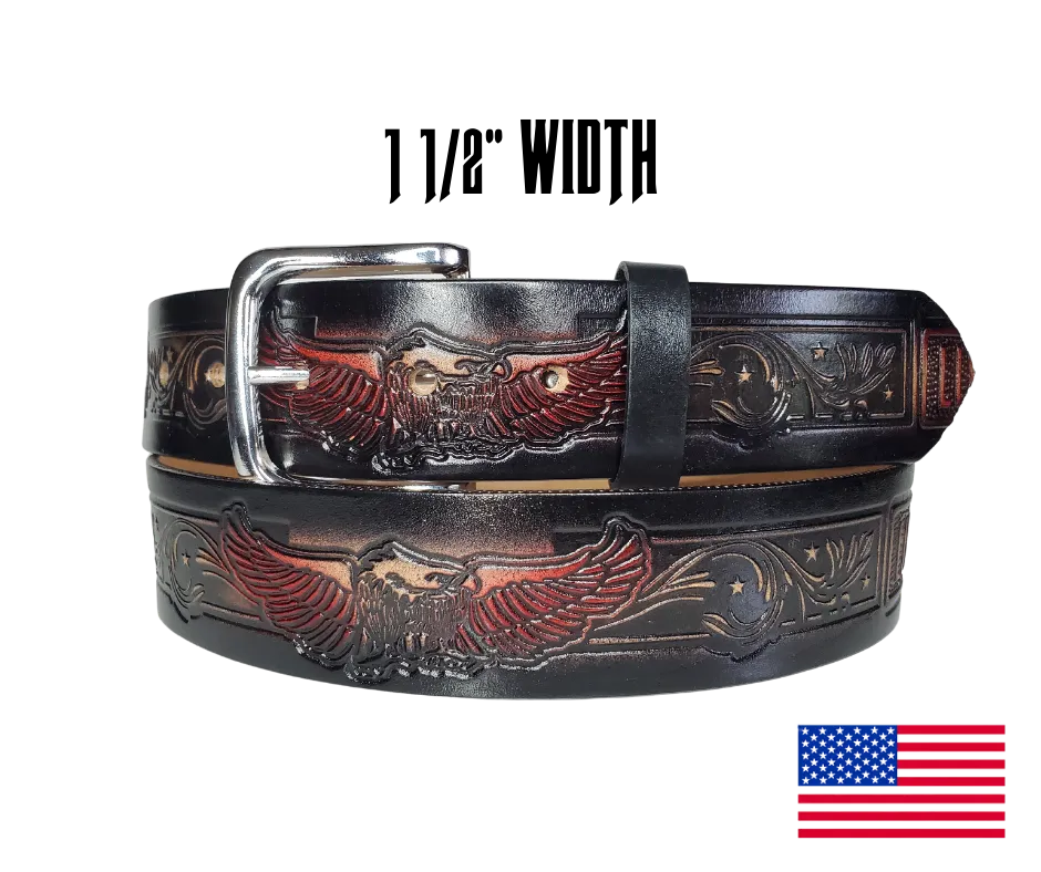 "The Live 2 Ride" Leather Belt